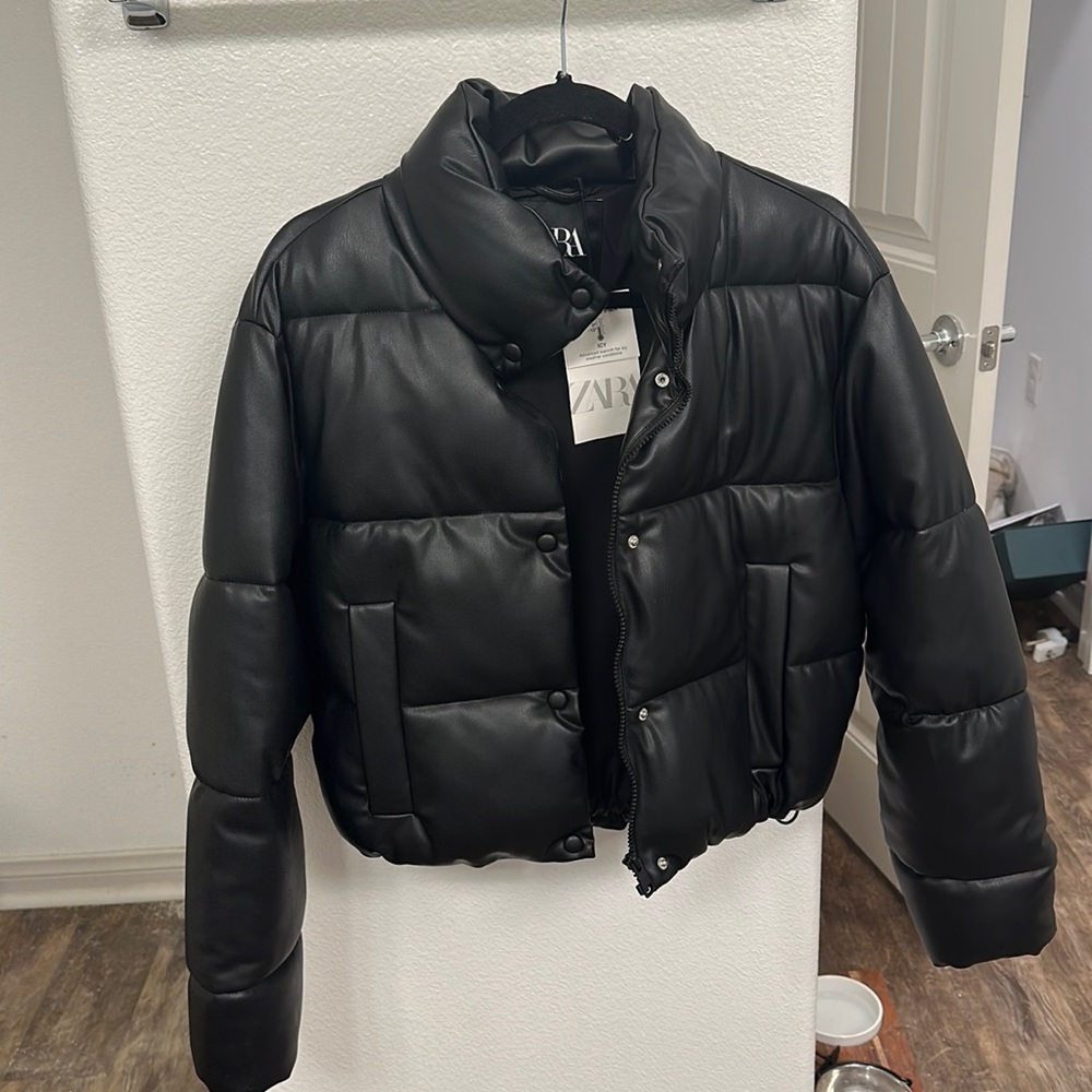 FAUX PUFFER JACKET